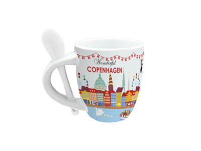 Mug With Spoon, Wonderful CPH Small