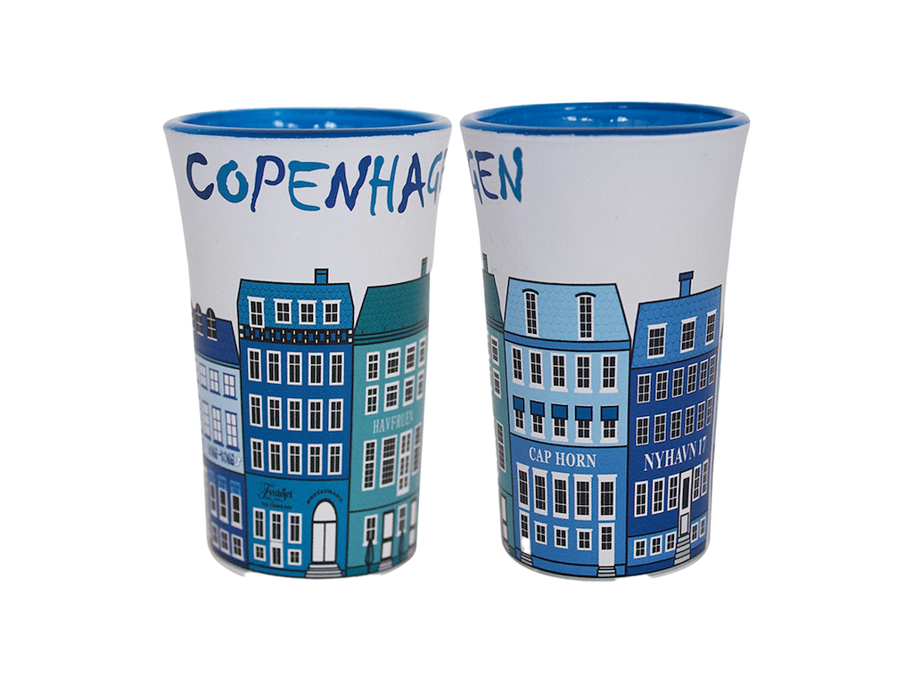Shotglasses, Nyhavn Blue 2 pcs.