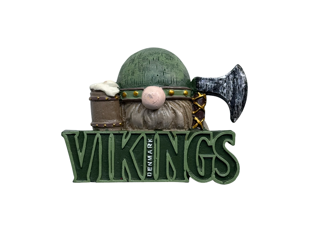 MAgnet Viking med Ølkrus - Økse
