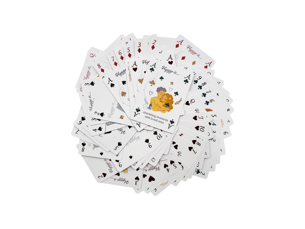 Playing Cards in Box, Hygge Collage