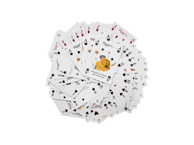 Playing Cards in Box, Hygge Collage