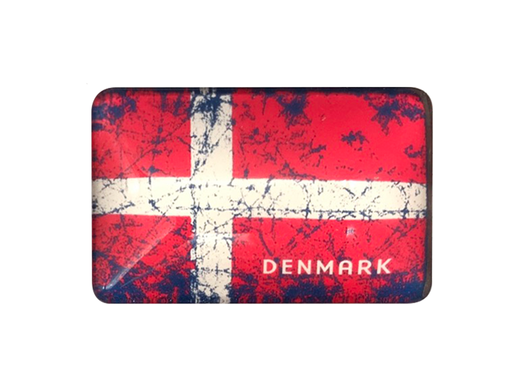 Glass Magnet, Faded Flag