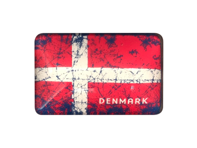 Glass Magnet, Faded Flag