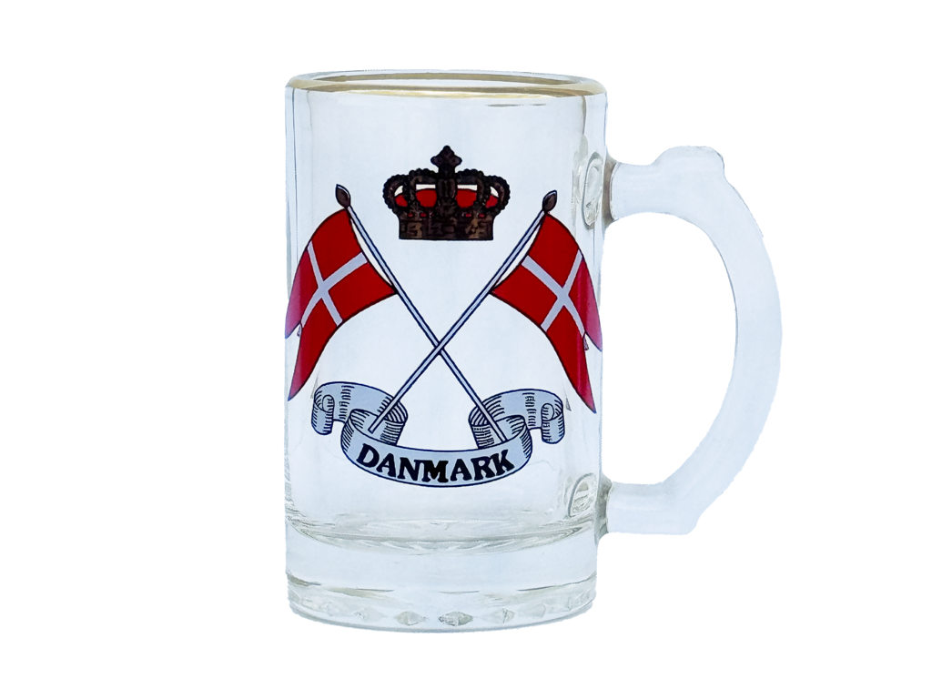 Miniature Beer Mug, Flags