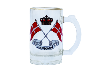 Miniature Beer Mug, Flags