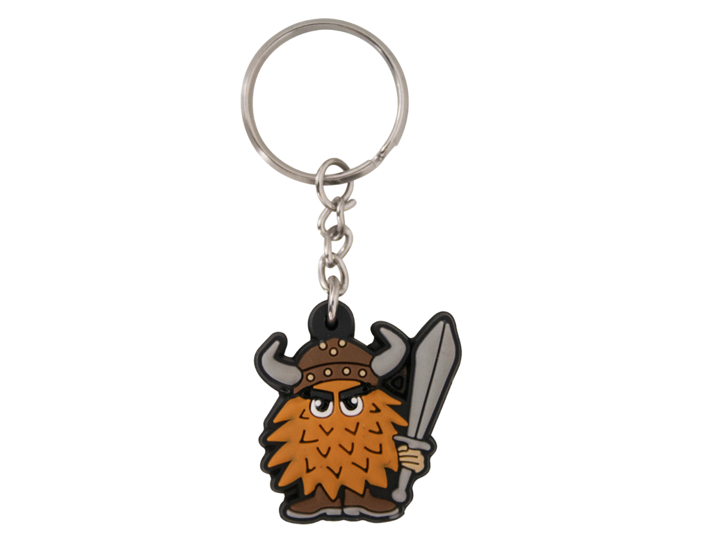 Keyring Angry Viking Orange