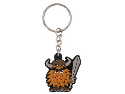 Keyring Angry Viking Orange