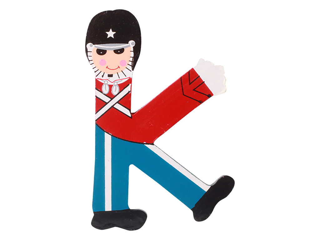 Wooden Letter Guard K