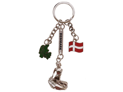 Keyring The Little Mermaid Flag Map