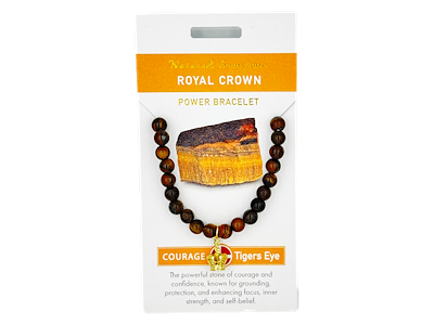 Armbånd Tigerøje m/Krone