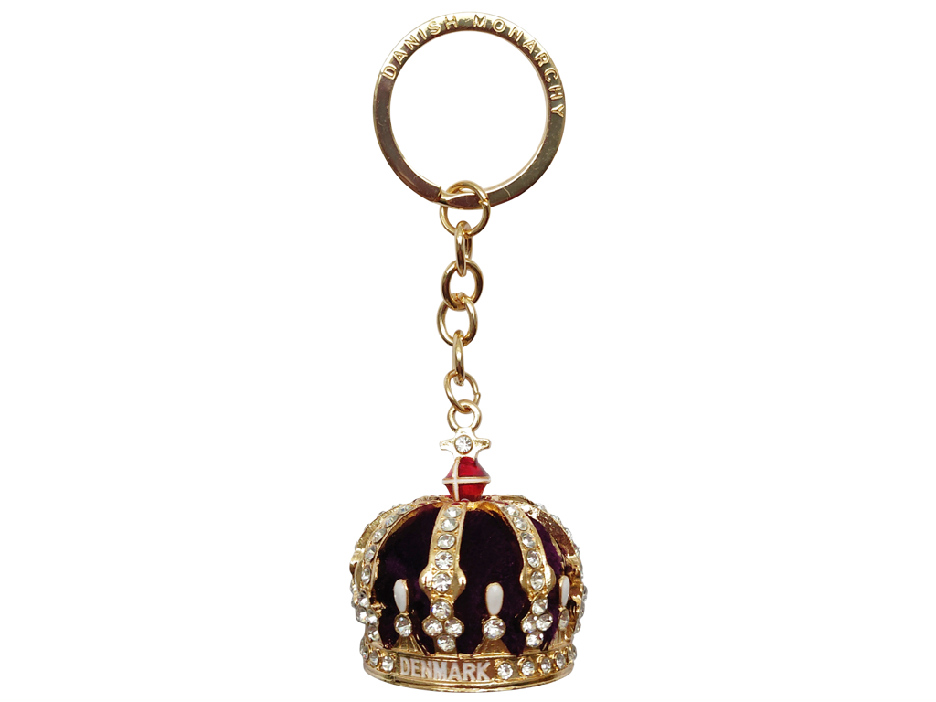 Keyring Royal Crown With Velvet Large