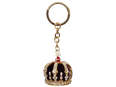 Keyring Royal Crown With Velvet Large