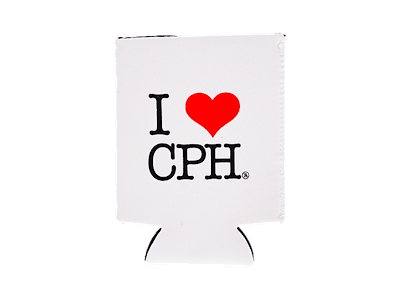 Can Cooler I Love CPH Neopren White