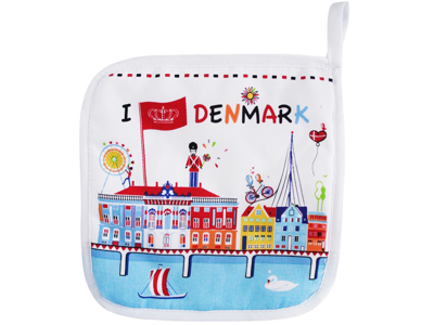 Pot Holder I Love Denmark