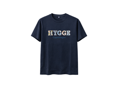 T-shirt, Hygge Mørkeblå