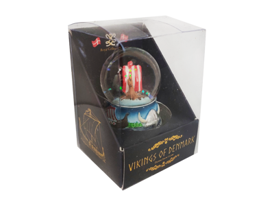 Snow Globe Viking Ship 65 mm