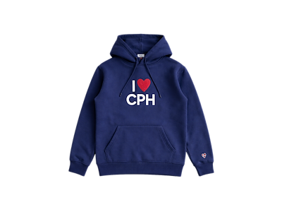 Hoodie, I Love CPH Navy