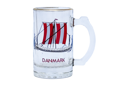 Miniature Beer Mug, Viking Ship