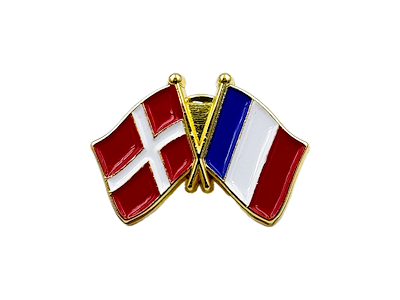 Pin Flag DK/FR