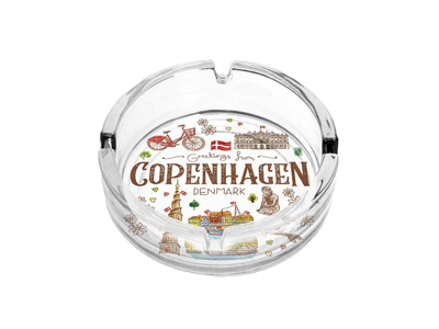 Ashtray Glass, Akvarel CPH