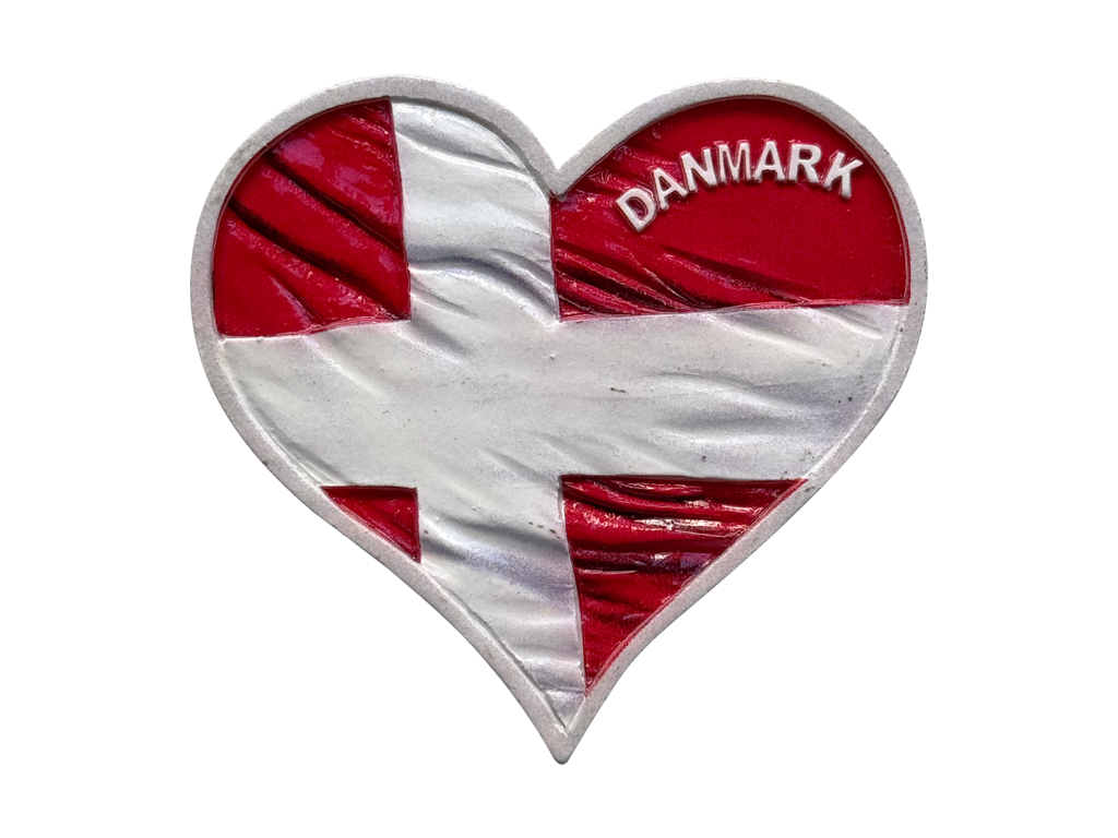 Digital Magnet Hjerte Flag