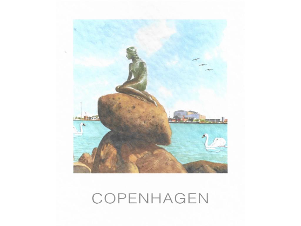 Postcard – The Little Mermaid, 10 x 12 cm