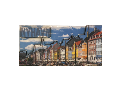 Photo Magnet 3D, Nyhavn, MDF/Epoxy