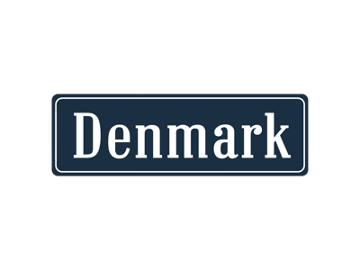 Sticker Road Sign Denmark Foil