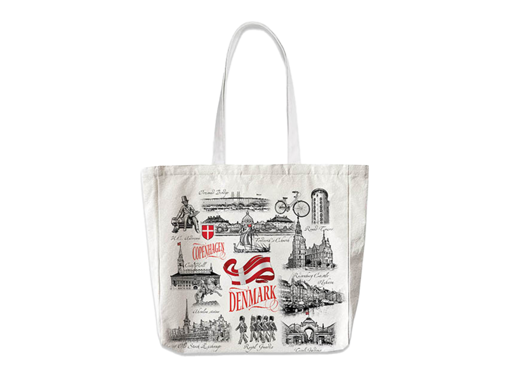 Tote Bag Large, Black & White