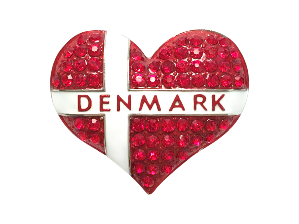 Magnet Flag Heart Stones 3D