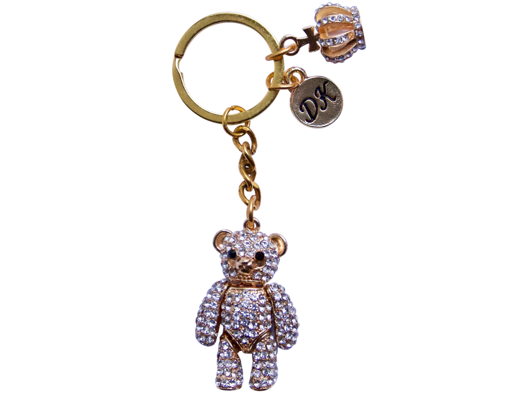 Keyring Teddy Bear Rocks