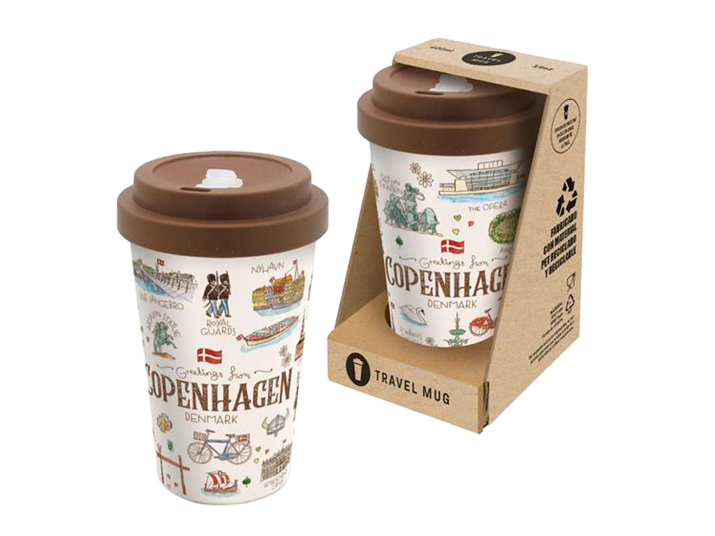 Rejsekrus 14*8,8 cm Akvarel CPH