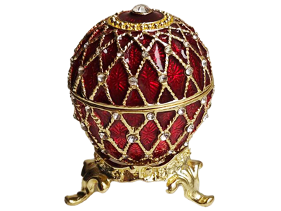 Figurine Mini Egg Jewel Red