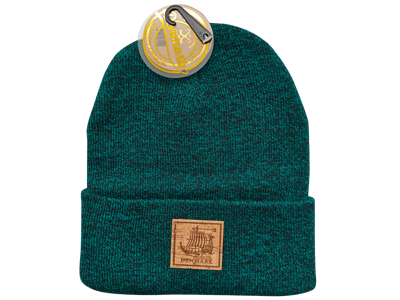 Beanie Viking Ship Green
