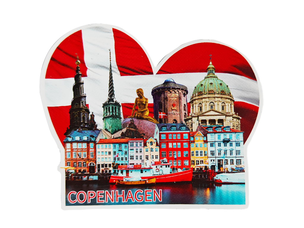 Stickers, Copenhagen Heart Flag