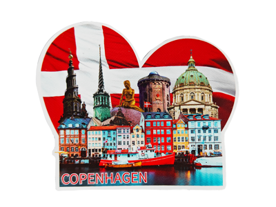 Stickers, Copenhagen Heart Flag