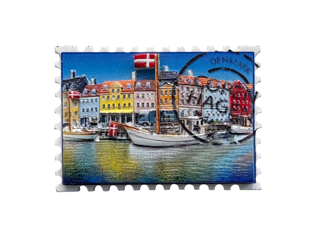 Digital Magnet nyhavn med Stempel