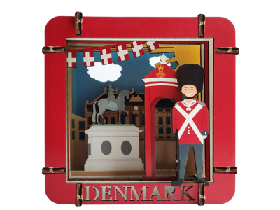 Wooden DIY Picture Royal Guards Denmark
