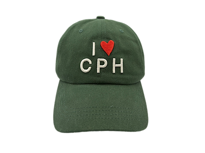 Kasket I Love CPH Grøn
