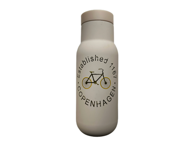 Thermo Bottle Bicycle Beige