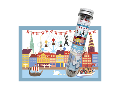 Mini puzzle in a tube, Wonderful CPH