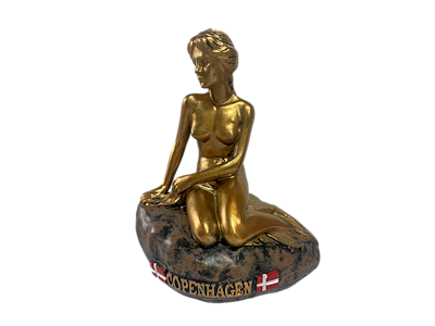 Figur Den Lille Havfrue Bronze Stor