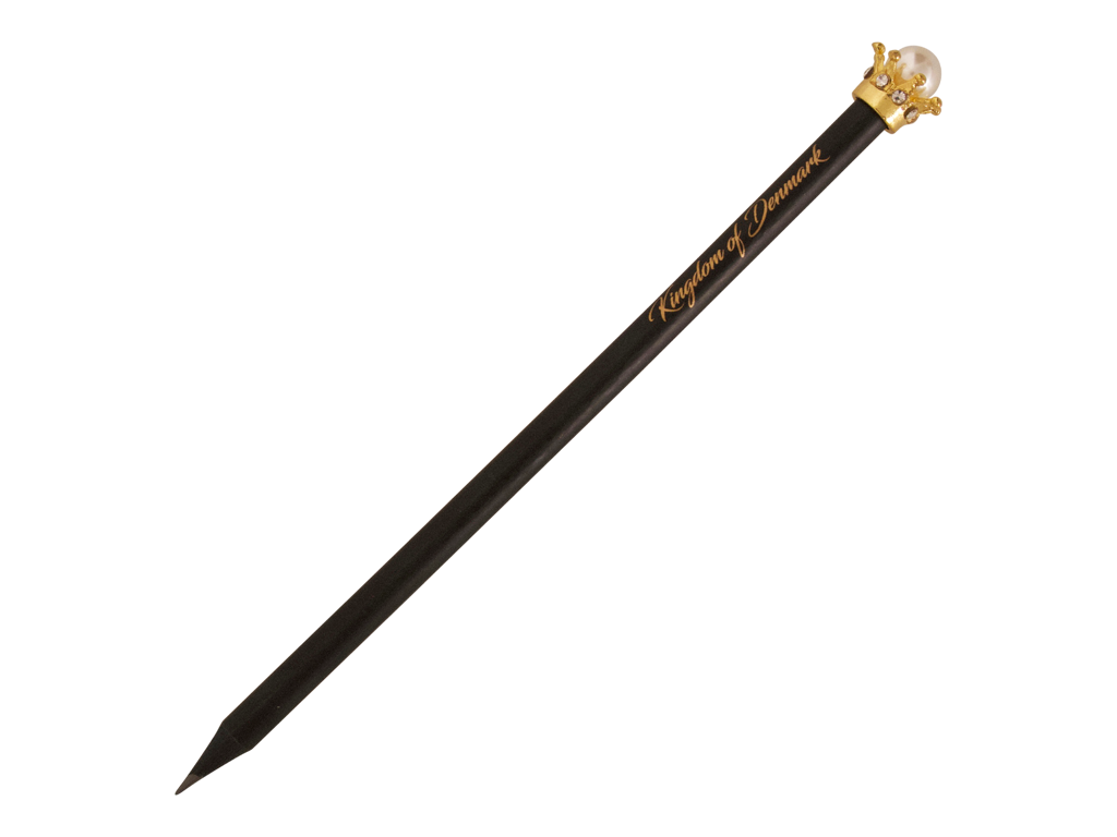 Pencil Gold Crown With Pearl