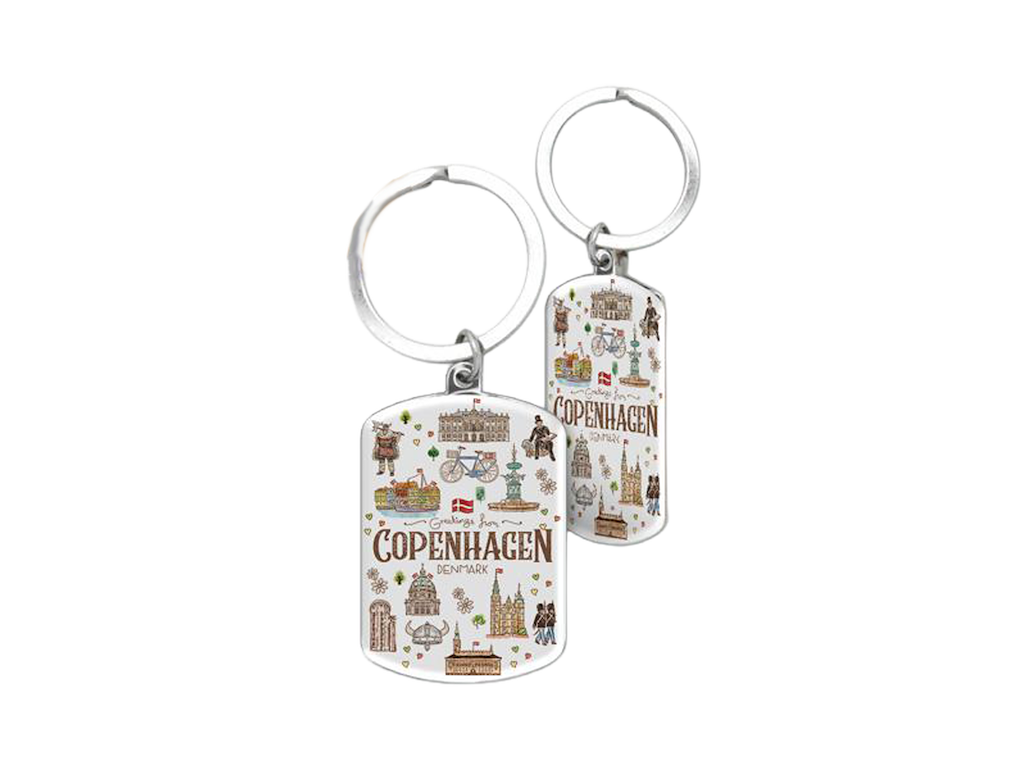 Nøgeling Rektangulær Akvarel CPH