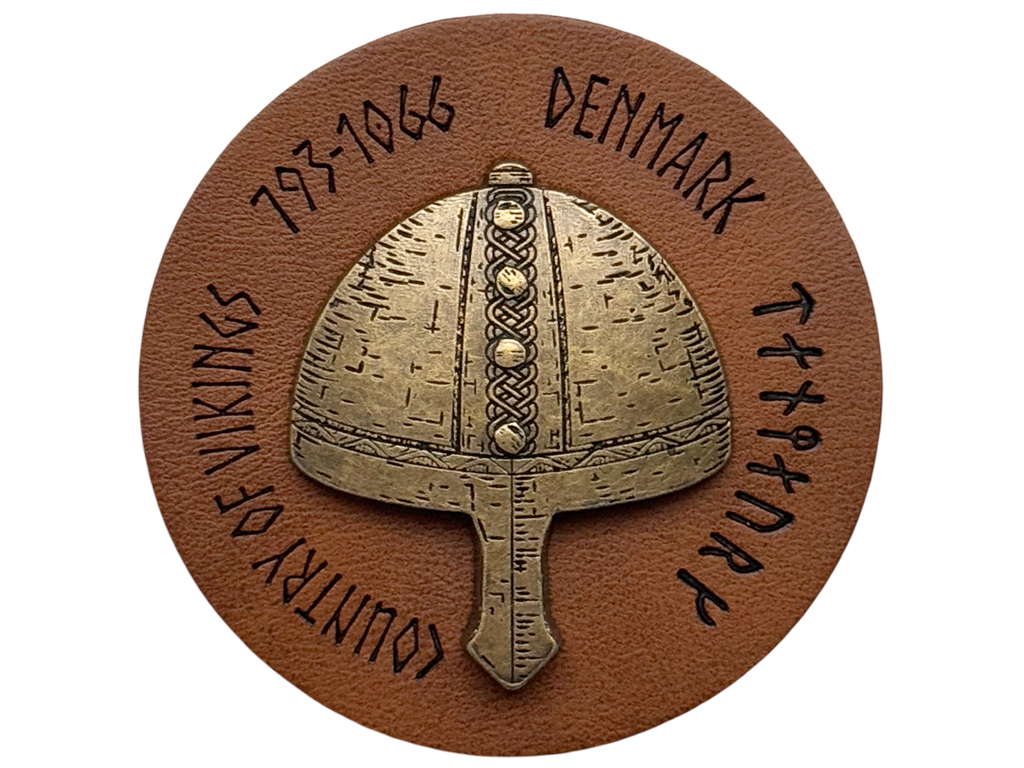 Magnet, Viking Helmet Without horns, Metal/leather