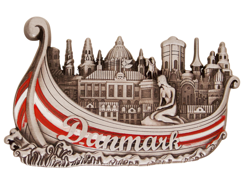Magnet Viking Ship Pewter