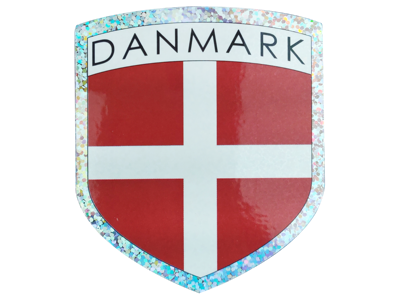 Sticker Danmark Flag