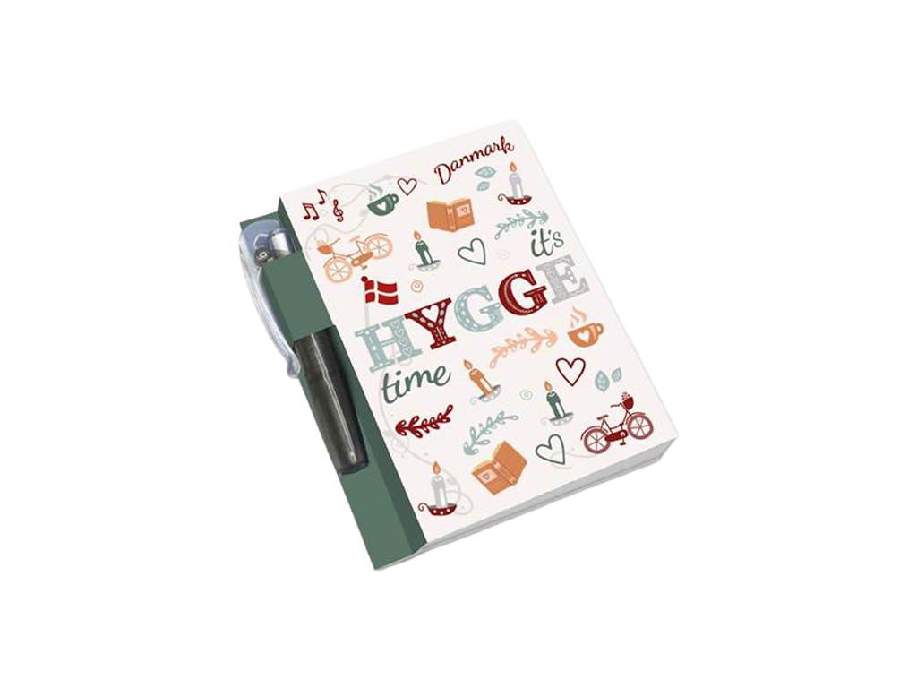 Notesblok 11 x 9 cm. Hygge
