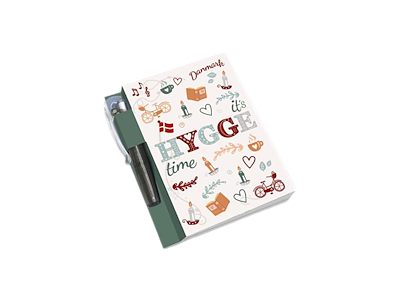 Notesblok 11 x 9 cm. Hygge