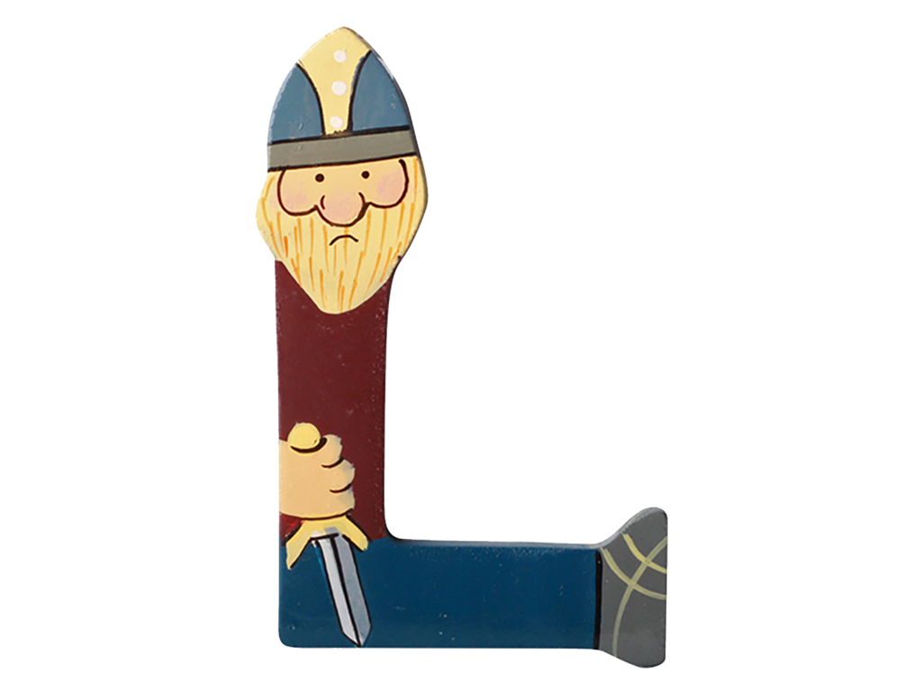 Wooden Letter Viking L